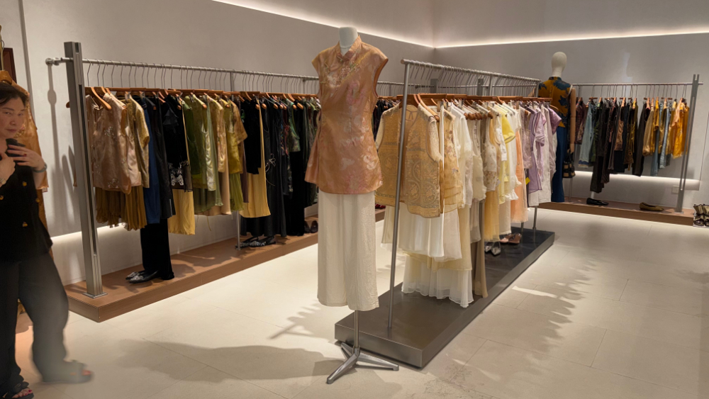 羊绒制品展示