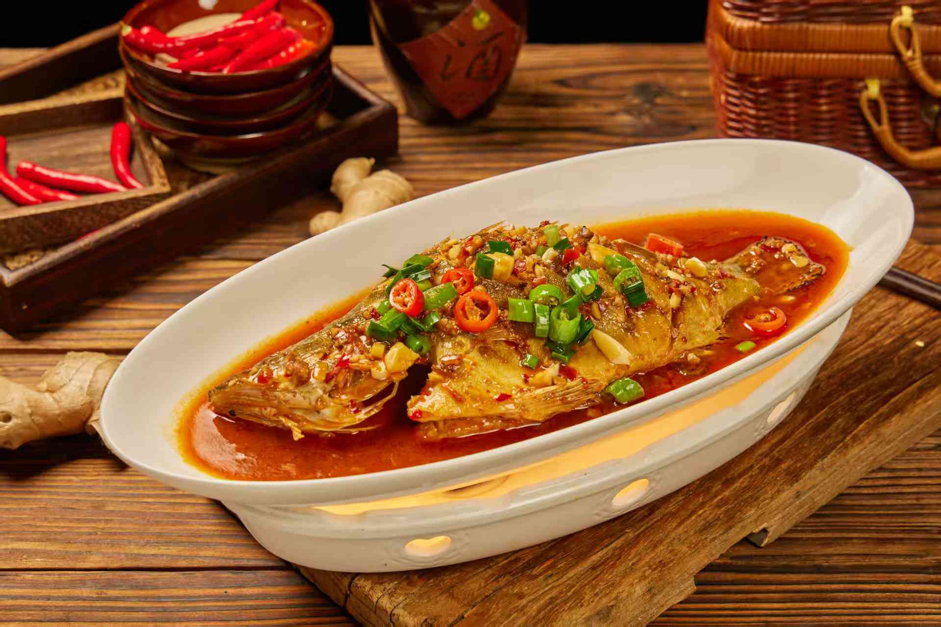 芜湖盛厨农家大院宴席场景