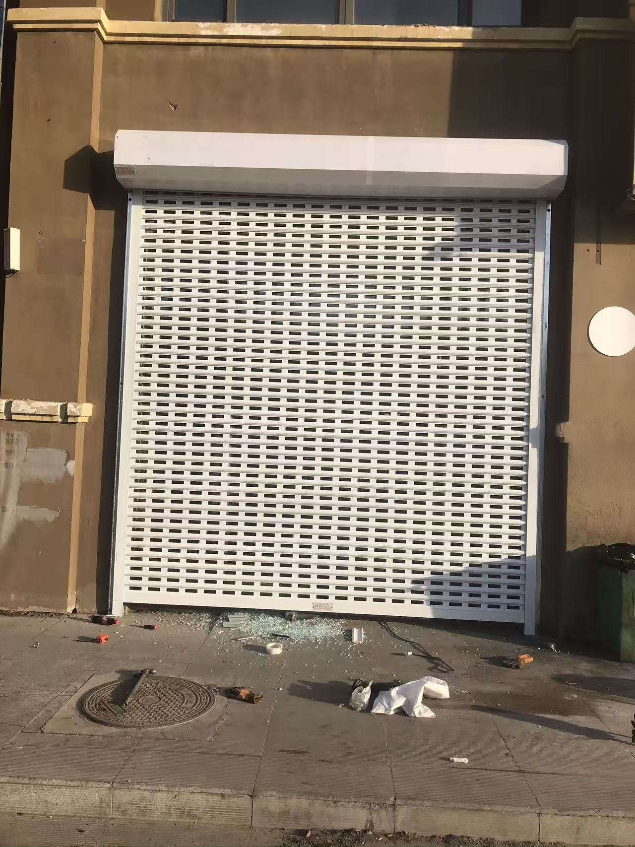 水晶折叠门细节展示