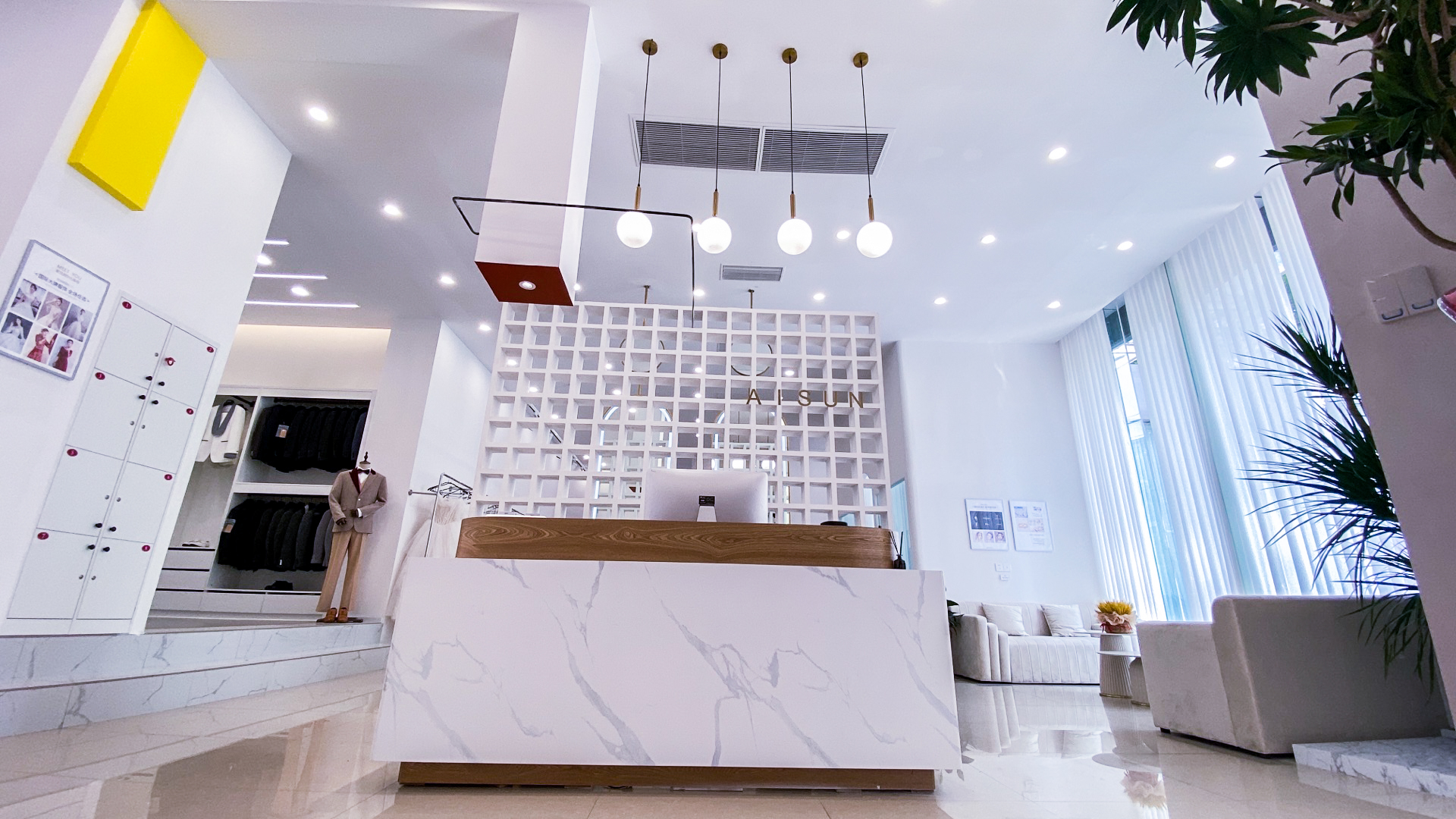 乐至县婚纱摄影工作室环境