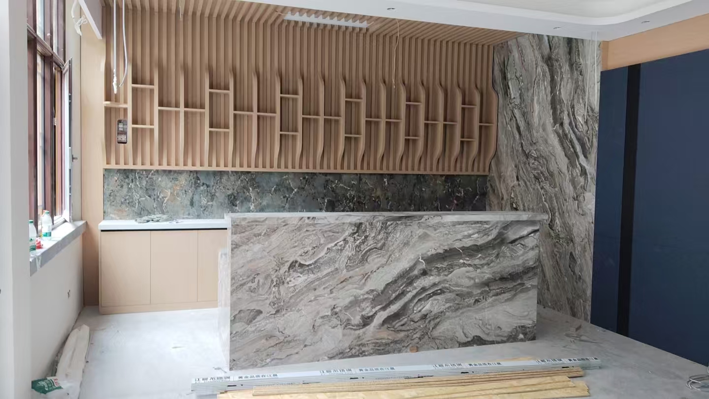 岩板餐边柜展示